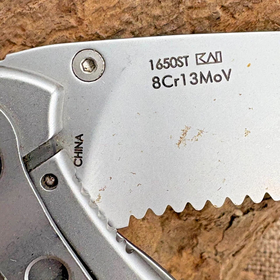 Kershaw Vapor II 1650ST Frame Lock Combo Edge 8Cr13MOV Folding PocketKnife (153)