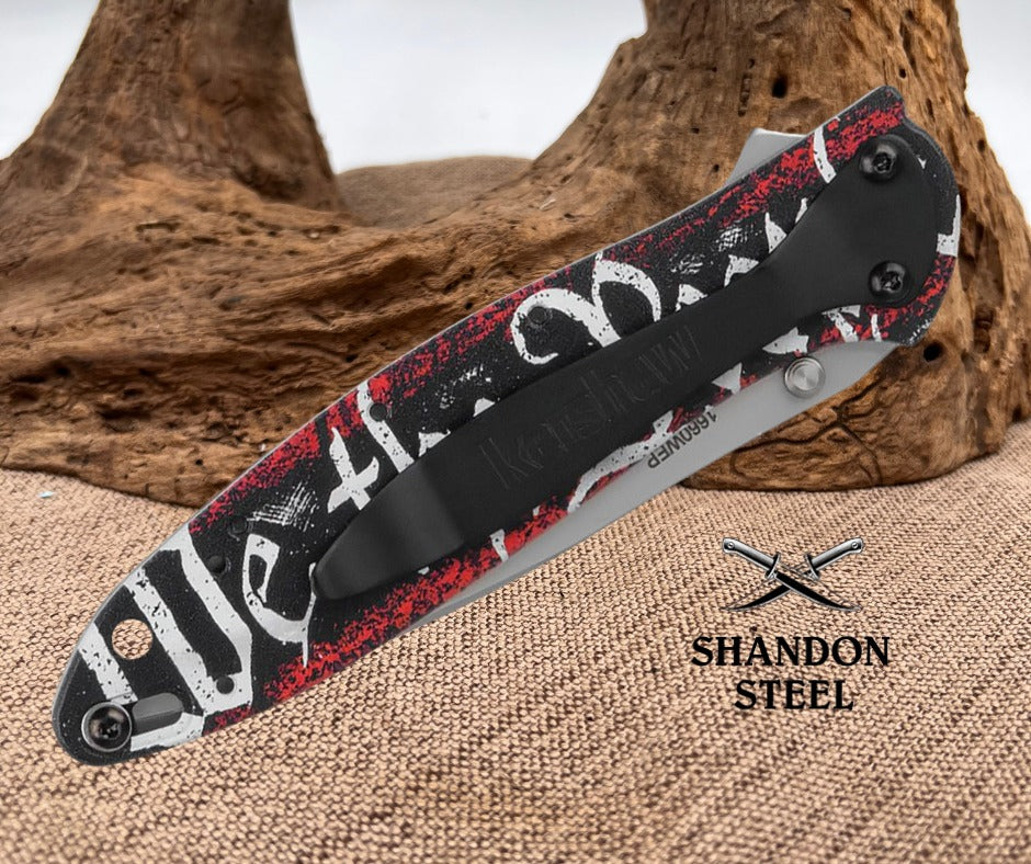 KERSHAW USA KS1660 Spring Open Assisted WE THE PEOPLE Folding Pocket Knife NEW