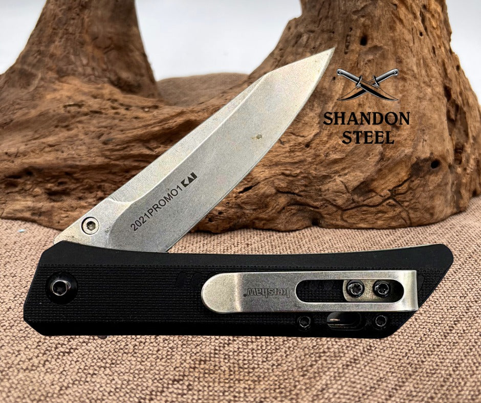 Kershaw 2021 Promo1 Manual Flip Open Folding Pocket Knife Clip Lanyard Hole (74)