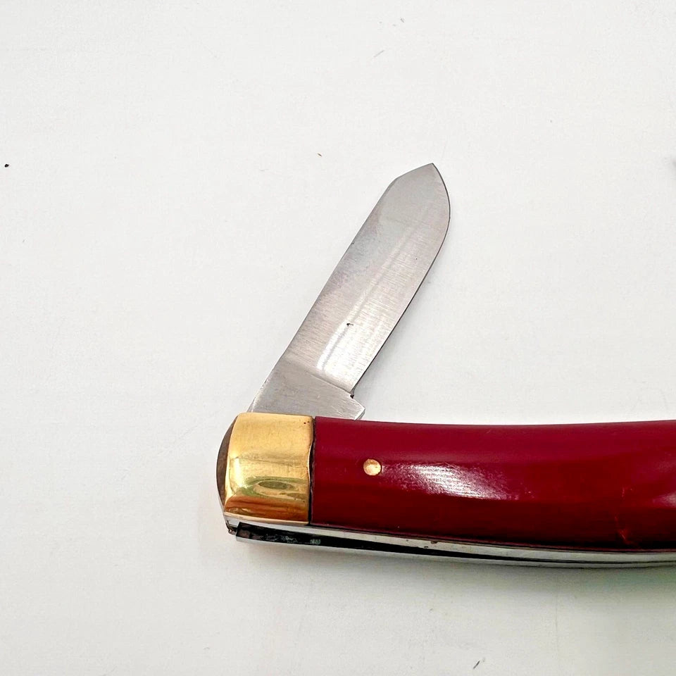 Kissing Crane Stockman 1230XX Red handle scales (18)
