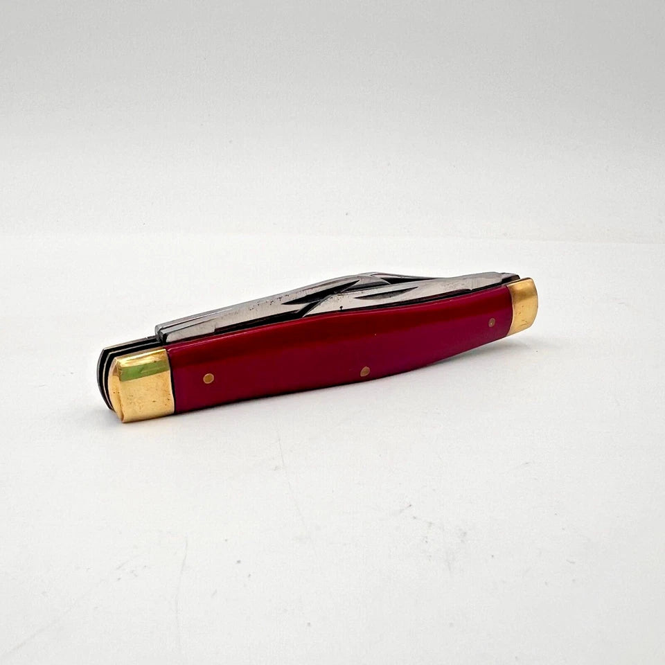 Kissing Crane Stockman 1230XX Red handle scales (18)