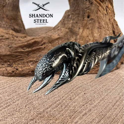 KIT RAE/UNITED CUTLERY "SHADOW SLAYER" VINTAGE 2000 FANTASY DAGGER KR2 BOX COA