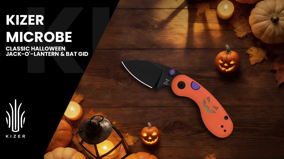 Kizer Microbe Halloween Edition Folding Knife -Oselect