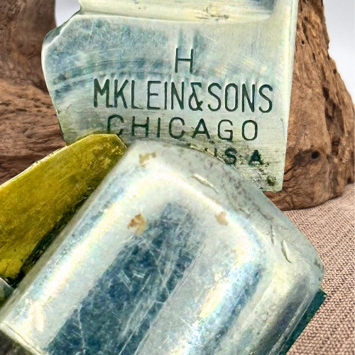 M. Klein & Sons Vintage 2-Blade Electrician's Pocket Knife, Chicago USA (203)