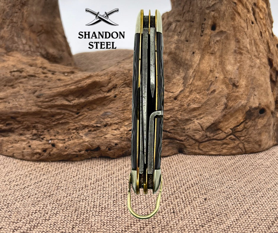 IXL GEORGE WOSTENHOLM CAMP SCOUT KNIFE "SHEFFIELD, ENGLAND" RARE VINTAGE (82)