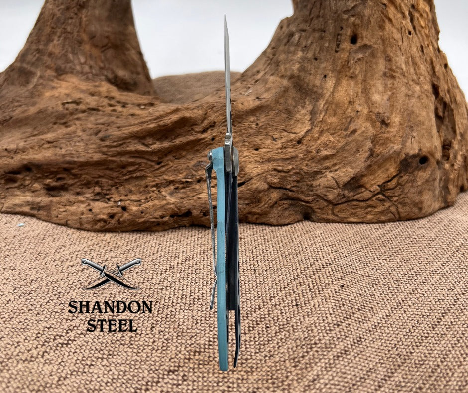 Leatherman Skeletool KB Folding Pocket Knife w/ Bottle Opener, Blue (59)