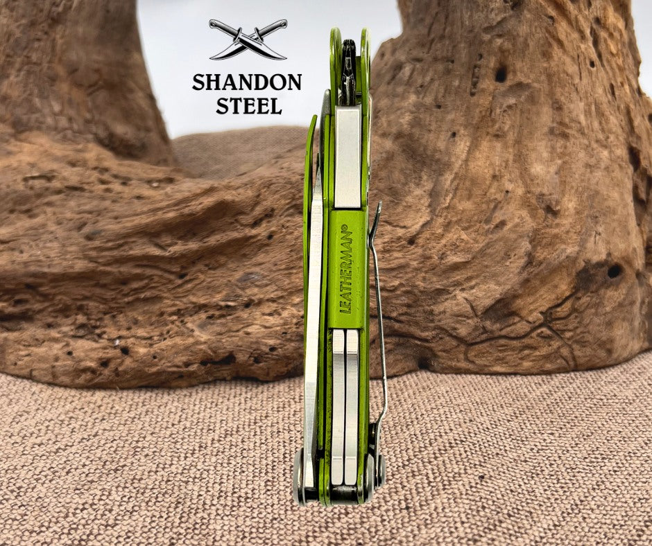Leatherman Skeletool Multitool Green Pliers Knife Bottle Opener Screwdriver (11)