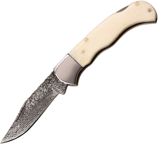 ELK RIDGE ER-956WB WHITE BONE HANDLE