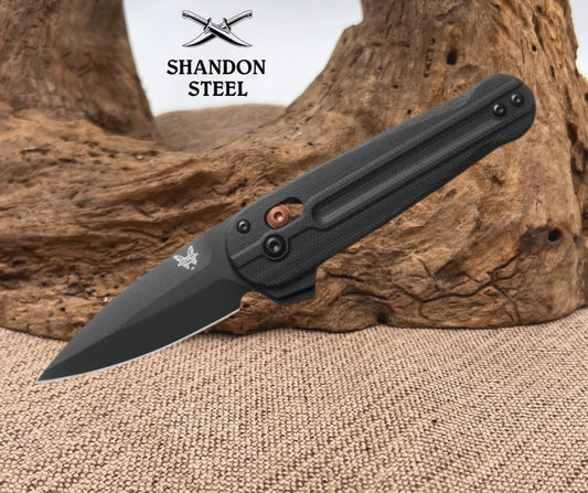 Benchmade Lowden™ | Black G10 | Spear-point 491BK-02