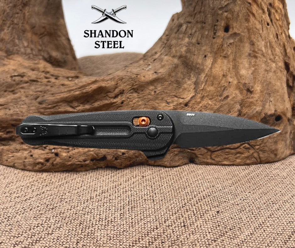 Benchmade Lowden™ | Black G10 | Spear-point 491BK-02