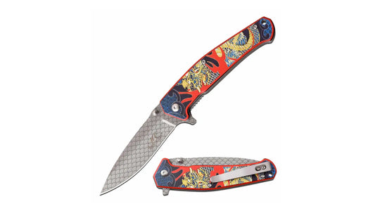 MASTER COLLECTION MC-A058RD SPRING ASSISTED KNIFE