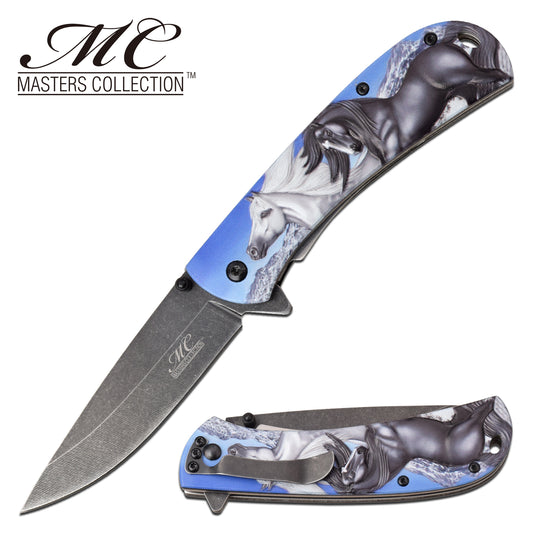 MASTER COLLECTION MC-A031CBL SPRING ASSISTED KNIFE