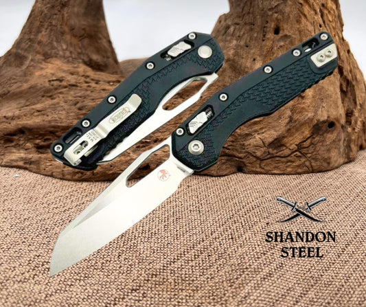 MSI® S/E Tri-Grip Injection Molded Black Stonewash Standard 210T-10PMBK