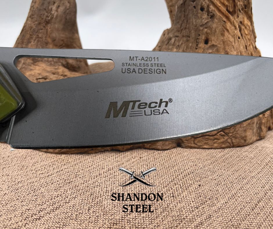 Mtech Linerlock A/O Green 3Cr13 Stainless Blade Folding Knife MT-A2011GN (151)