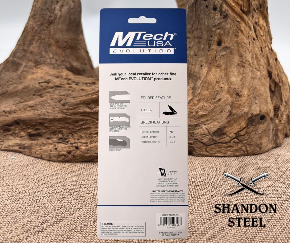 MTech Evolution MTE-FDR008-BK Folding Knife