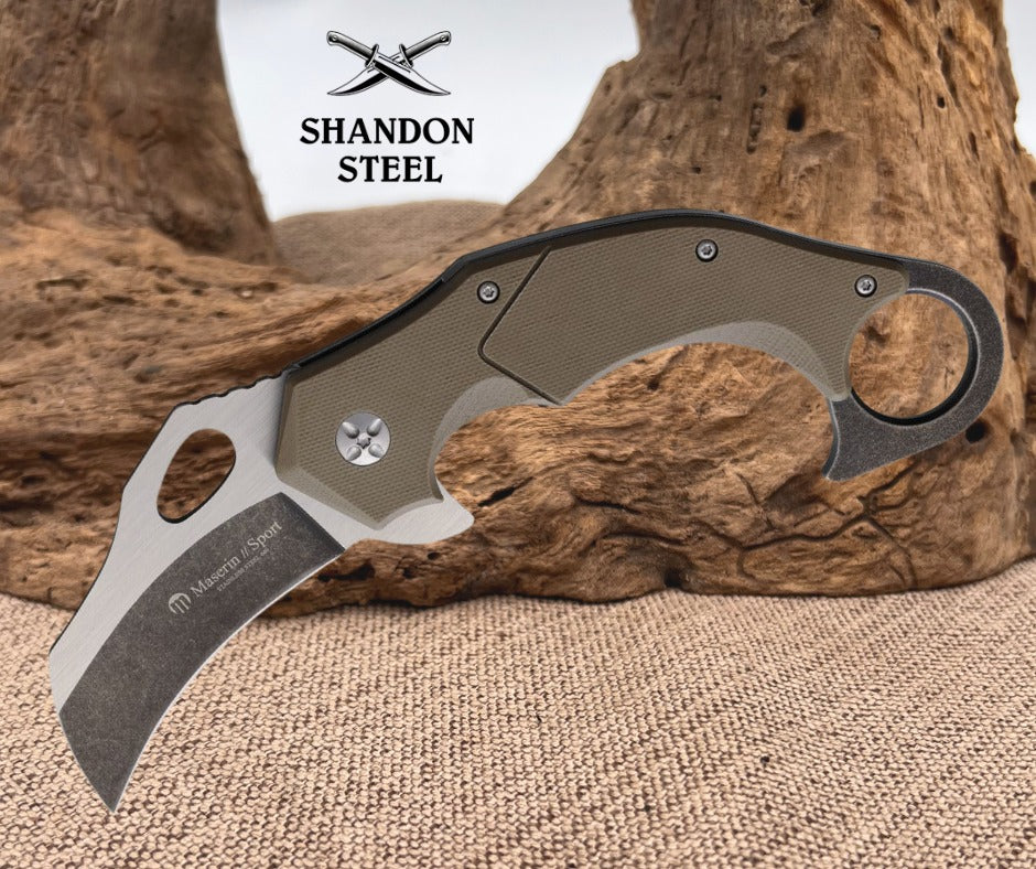 Maserin Linerlock Brown G10 MAS42013G10M