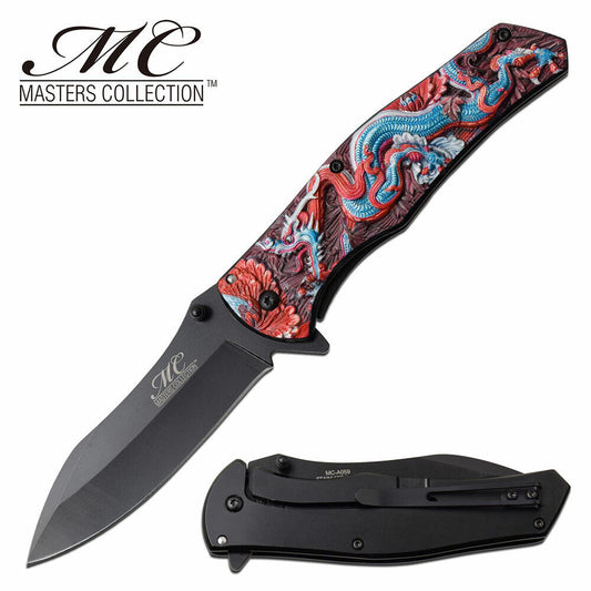 MASTERS COLLECTION MC-A059RD SPRING ASSISTED KNIFE