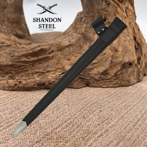 Medieval Warrior European Style Viking Sword With Leather Scabbard- MW-2004