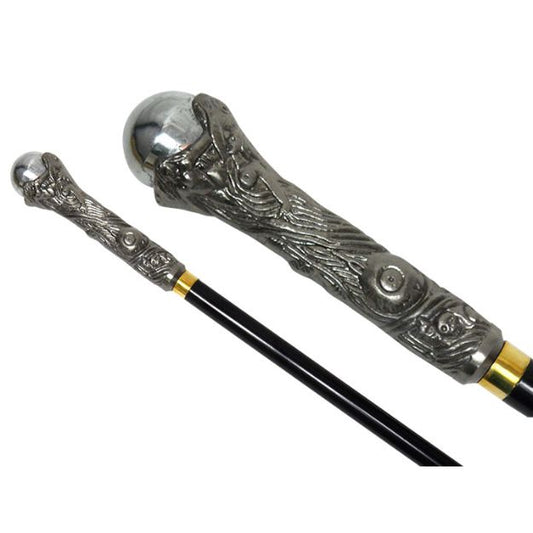 " Merlin " Walking cane. Stainless Steel Blade. 34" Overall 2071