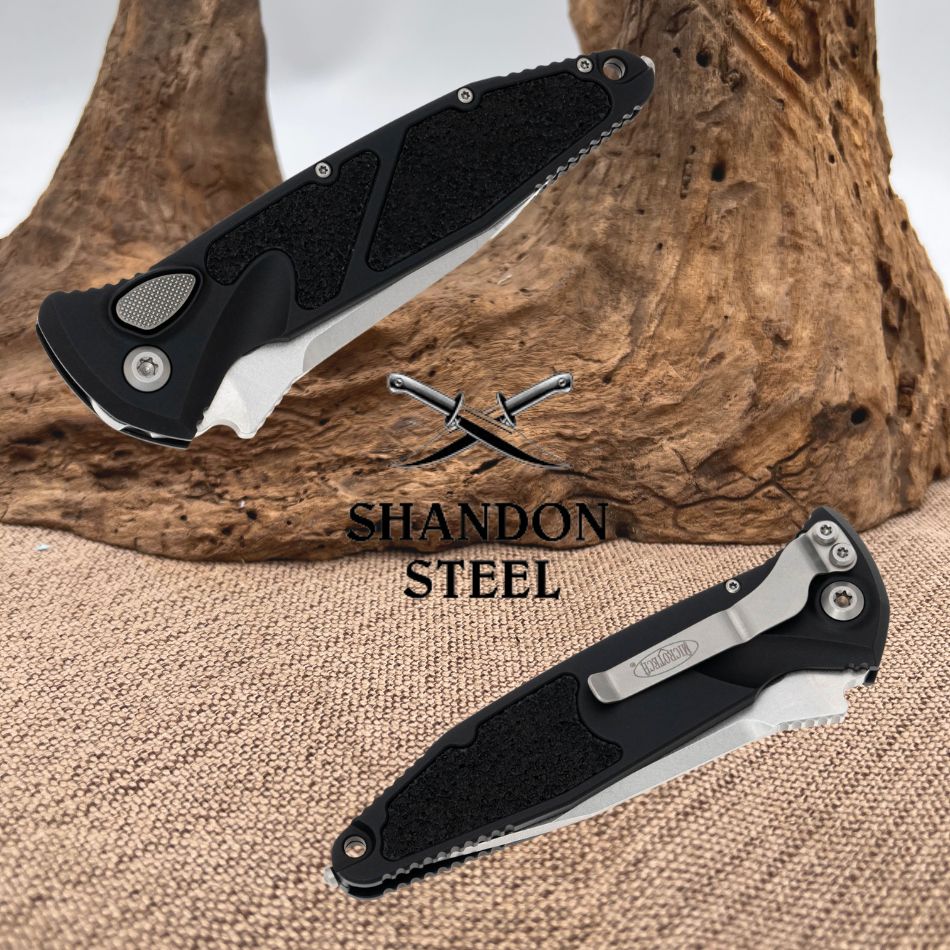 Microtech 160A-1030 SOCOM Elite S/E - 30th Anniversary - Black Handle - Stonewash Blade