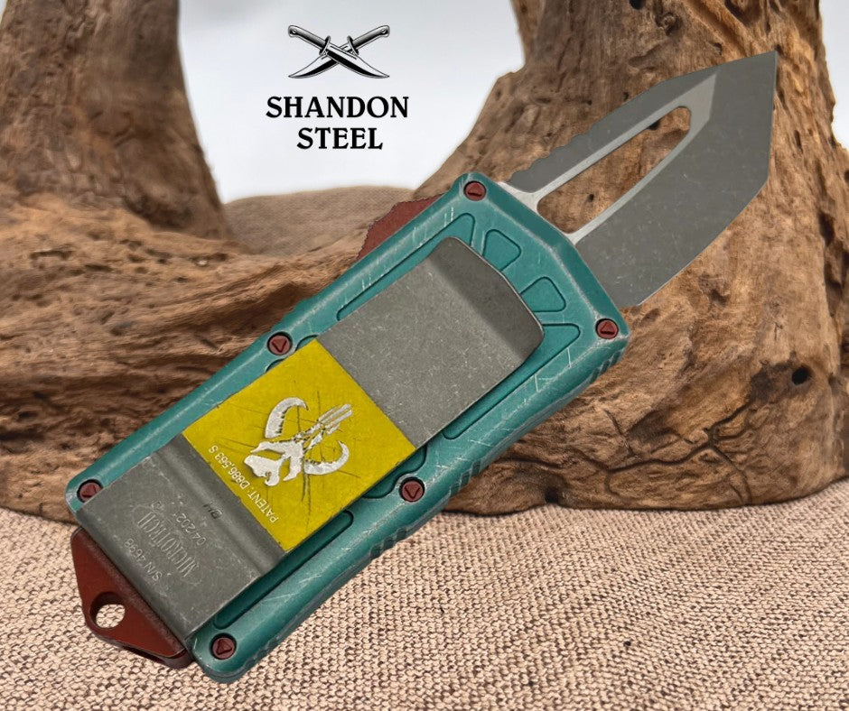 Microtech Exocet T/E Bounty Hunter Signature Series 158-10BH