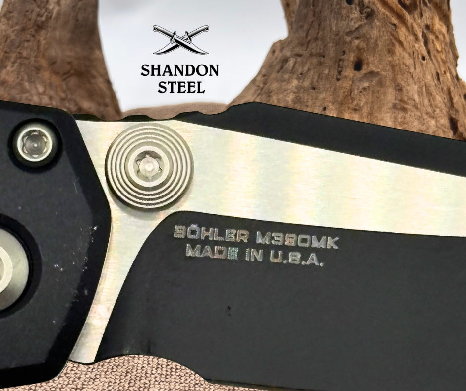 Microtech MSI RAM-LOK MINI BLACK STANDARD FRAG ALUMINIUM BLACK 210M-1FR