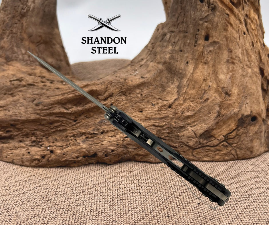 Microtech MSI RAM-LOK MINI BLACK STANDARD FRAG ALUMINIUM BLACK 210M-1FR