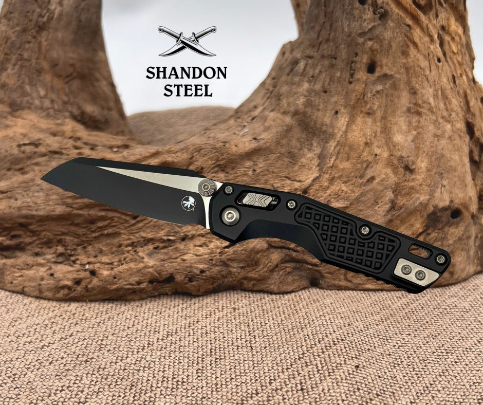 Microtech MSI RAM-LOK MINI BLACK STANDARD FRAG ALUMINIUM BLACK 210M-1FR