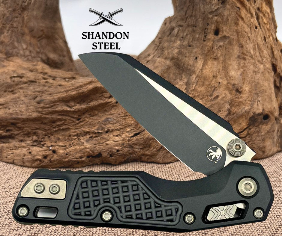 Microtech MSI RAM LOK Mini Sniper Grey Aluminum Handles M390MK 210M-1 FRCSG
