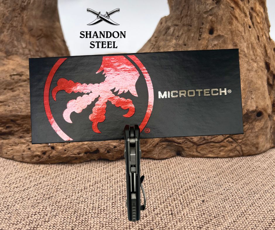 Microtech MSI RAM LOK Mini Sniper Grey Aluminum Handles M390MK 210M-1 FRCSG