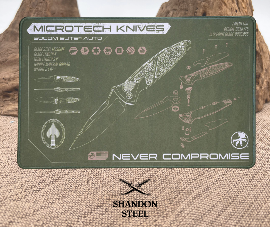 Microtech SOCOM ELITE AUTO OD GREEN MAT-SEA
