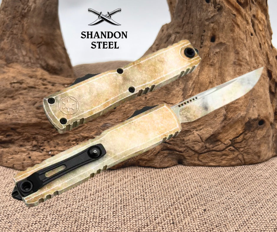 Microtech Ultratech Gen IV S/E Sand Trooper Signature Series 11214-1SAD