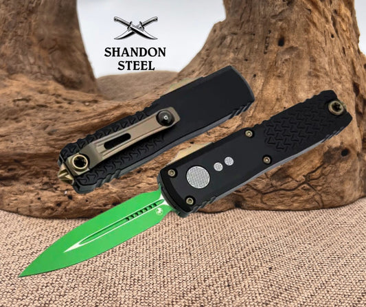 Microtech UTX-85 Gen IV Jedi Master w/ D/E M390MK Signature Series 12324-1JM