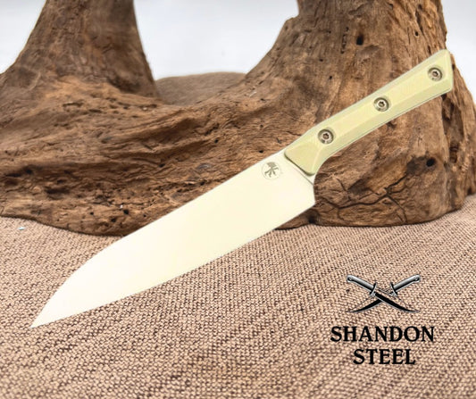 Microtech Utility Knife Ivory G-10 Handle w/ Stonewash M390MK 3400-10IV