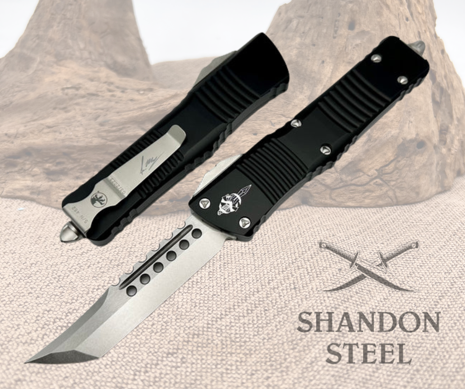 Microtech combat Troodon Hellhound Signature Series 219-10S