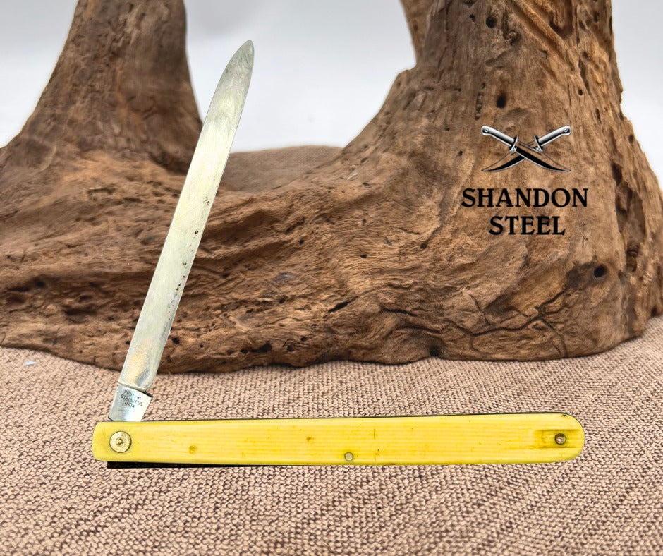 German Water Melon Tester Folding Knife Fruit Sampler ROSTFREI Stainless (156)