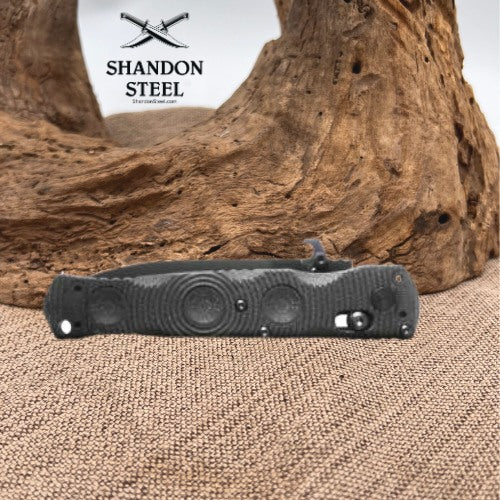 Mini SOCP® Folder | Black | Spear-Point 393SBK