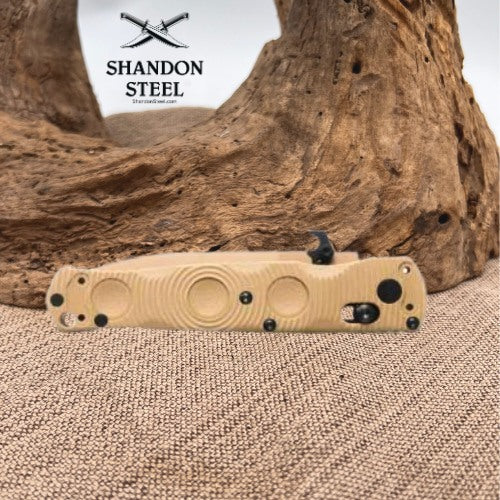 Mini SOCP® Folder | Desert Tan | Spear-Point 393SSN-01