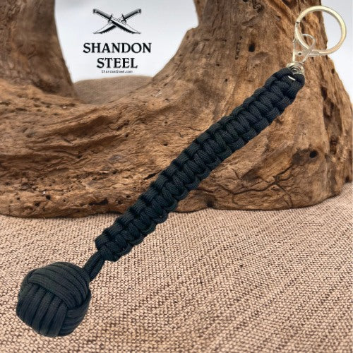Streetwise 7" SAP Monkey Fist Keychain with Key Ring 6551-BK