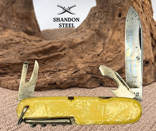 Germany Foldable Solingen Knife Multi Tools Knife Collectable Pocket Knife (116)