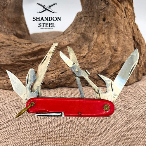 Multi Function Utility Pocket Knife Scissors Bottle Opener Made in Japan (49)