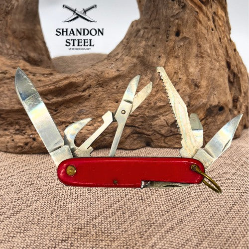 Multi Function Utility Pocket Knife Scissors Bottle Opener Made in Japan (49)