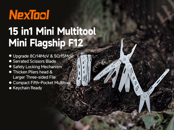 NexTool Mini Flagship F12 13-in-1 Compact Multitool