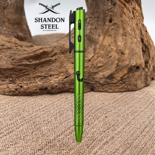 OLight O'Pen 3 Multifunctional Pen Light with 120 Lumens & Green Laser - OD Green