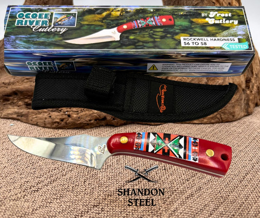 Skinner Knife Ocoee River Cutlery By Frost Cutlery OC-534AR 7" Overall Length