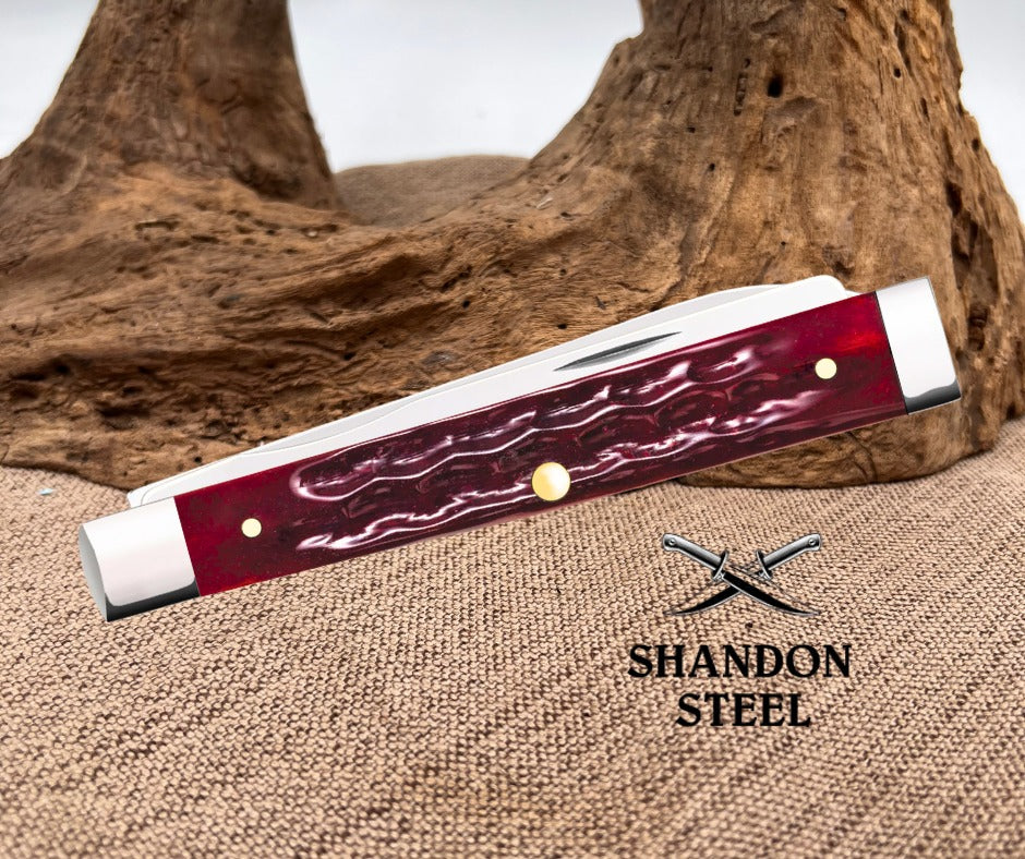 Case XX™ Corn Cob Jig Pocket Worn® Old Red Bone Baby Doc 10308