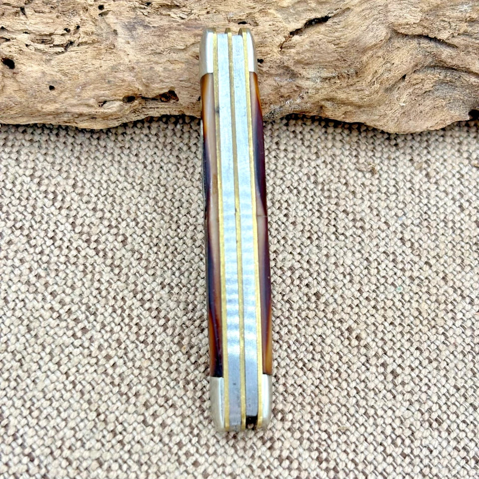 Schrade Old Timer 108OT Junior 3 Blade Stockman Pocket Knife Made In USA (216)