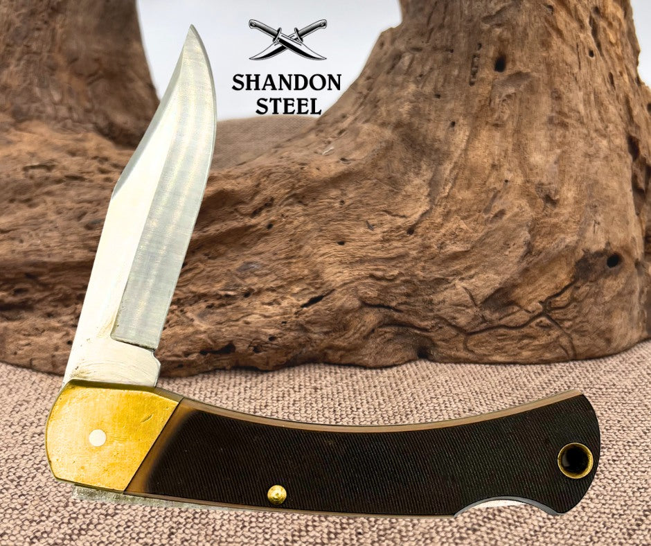 Schrade Knife USA Old Timer 6OT Golden Bear Lockback Folding Pocket Knife (56)