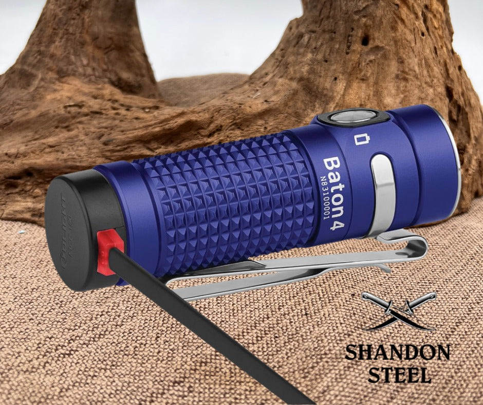 Olight  Baton 4 Flashlight Regal Blue OLTBATON4RGBU