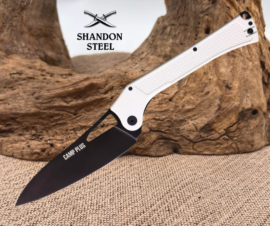 Ontario Camp Plus EDC Linerlock White ON4325WH